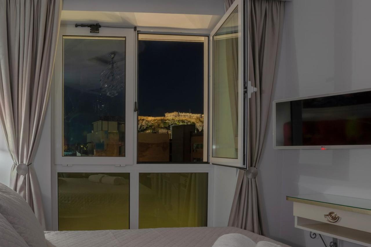 Diana'S Suite Viewing The Acropolis Atenas Exterior foto